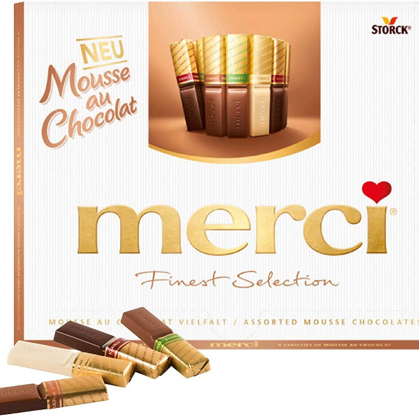 Merci assorted mousse chocolate