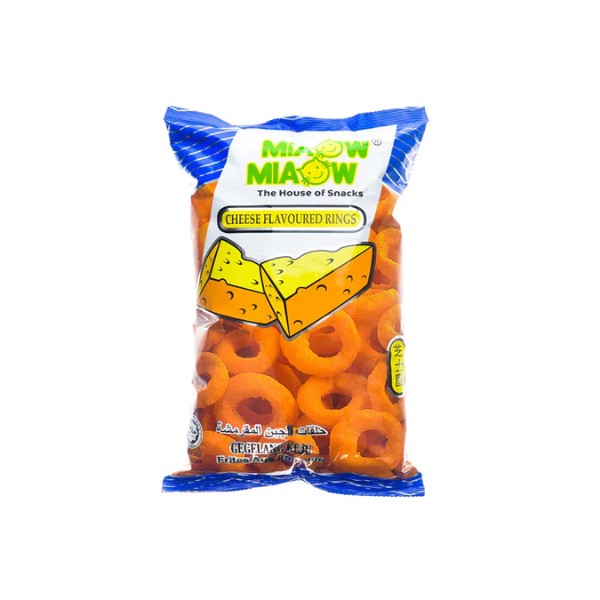 MIAOW MIAOW CHEESE FLAVOURED RINGS