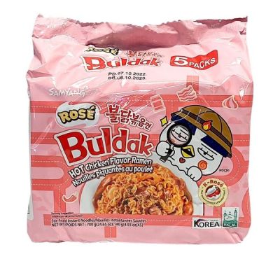 Buldak hot chicken flavor rose 5Pack