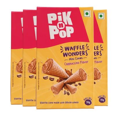 Pik n Pop mini cones cappuccino