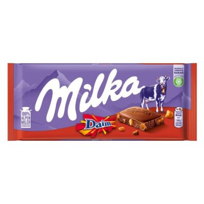 milka Daim chocolate