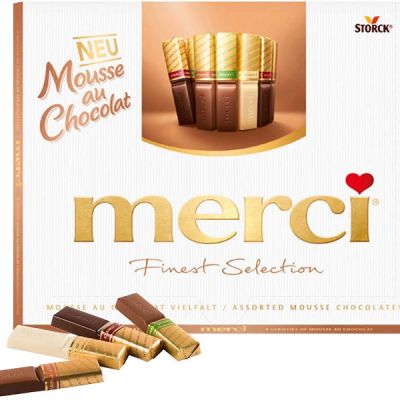 Merci assorted mousse chocolate