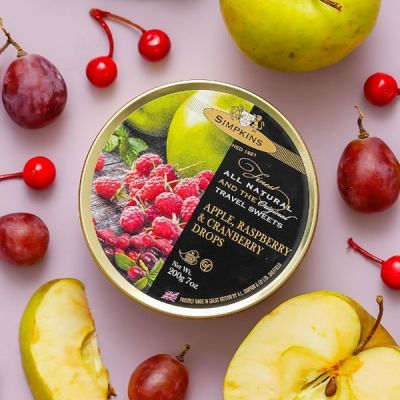 SIMPKINS APPLES,RASBERRY&CRANBERRY DROPS